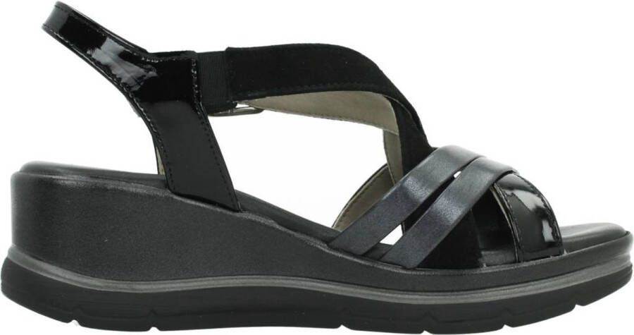 Pitillos Flat Sandals Black Dames