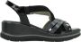 Pitillos Flat Sandals Black Dames - Thumbnail 1