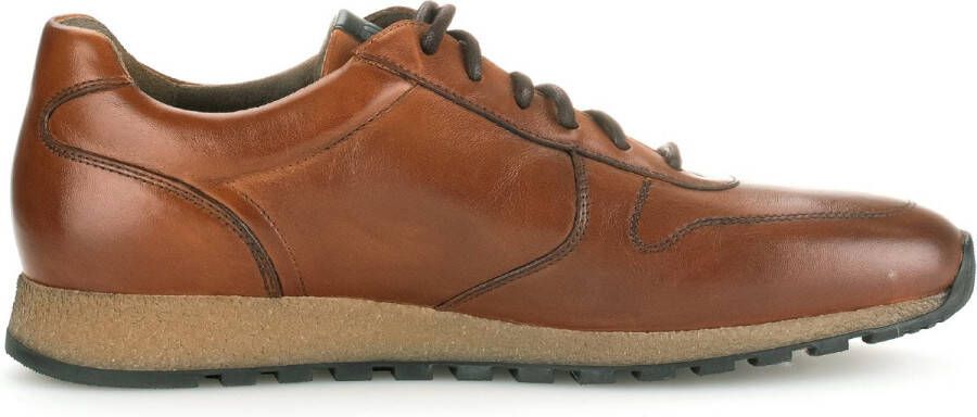 Gabor Heren sneakers van gecertificeerd leer Brown Heren