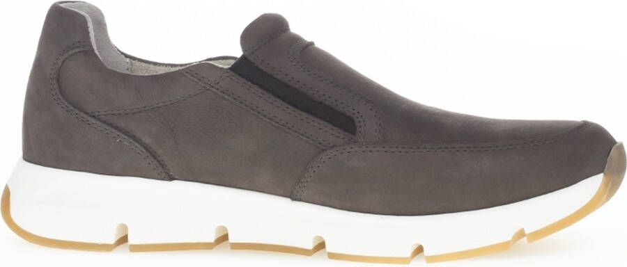 Gabor Comfortabele Slip-On Sneaker met Ice Grip Grijs Heren