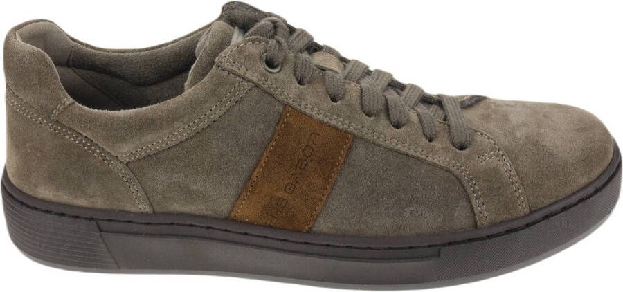 Gabor Eco-vriendelijke suède wandelsneaker Grijs Gray Heren