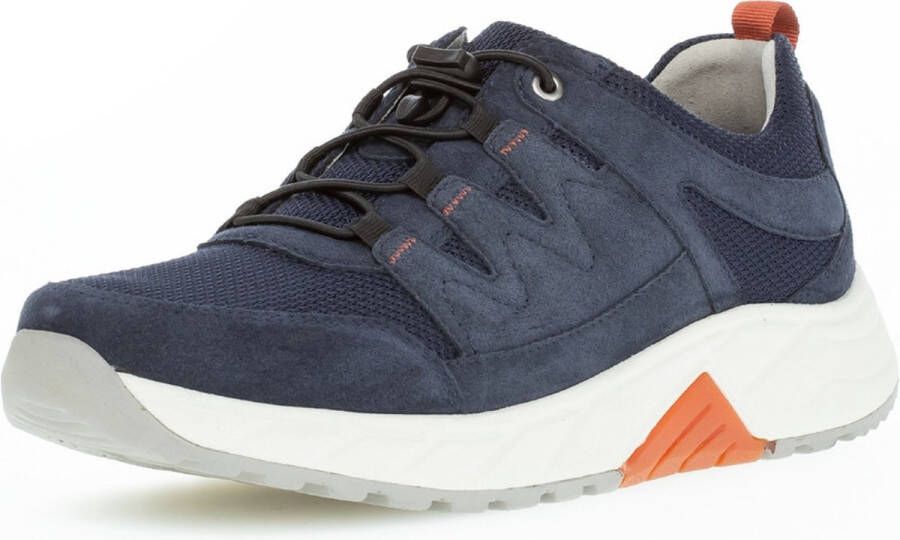 Pius Gabor rollingsoft sensitive 8002.11.04 heren rollende wandelsneaker blauw