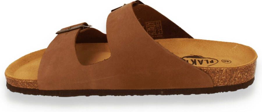 Plakton Heren Slipper Barna Bruin