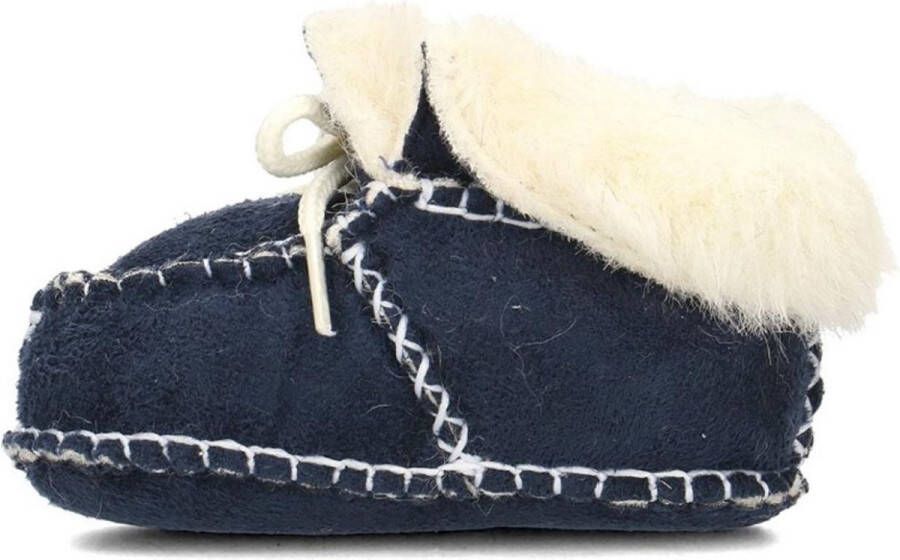 Playshoes Babyschoenen Schapenvacht Donkerblauw