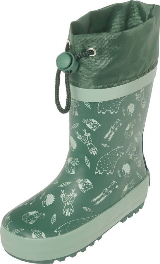 Playshoes Kid's Gummistiefel Waldtiere Rubberlaarzen groen