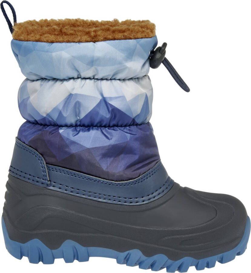 Playshoes Snowboots Blauw Bergen