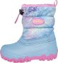 Playshoes Snowboots Pastel Regenboog Splash Turquoise - Thumbnail 1