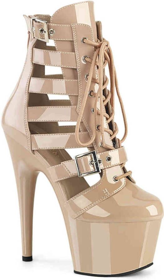 Pleaser ADORE-1013MST Plateau hakken 36 Shoes Beige