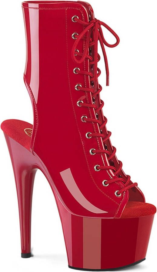 Pleaser ADORE-1016 Plateau Laarzen 36 Shoes Rood