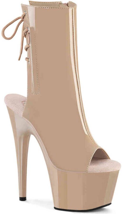 Pleaser ADORE-1018 Plateau Laarzen 36 Shoes Beige