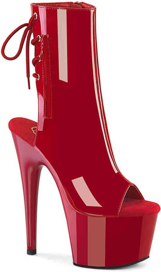 Pleaser ADORE-1018 Plateau Laarzen 36 Shoes Rood