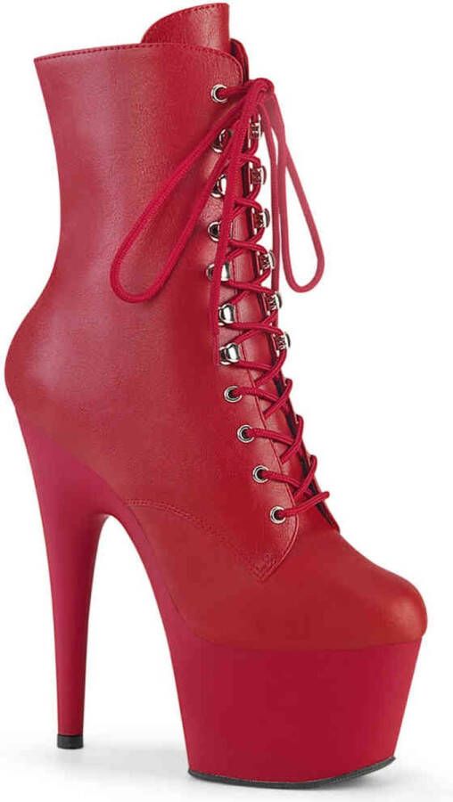 Pleaser ADORE-1020 Plateau Laarzen Paaldans schoenen 35 Shoes Rood