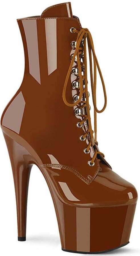 Pleaser ADORE-1020 Plateau Laarzen Paaldans schoenen 36 Shoes Bruin