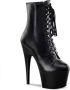 Pleaser ADORE-1020 Plateau Laarzen Paaldans schoenen Paaldans schoenen 45 Shoes Zwart - Thumbnail 2