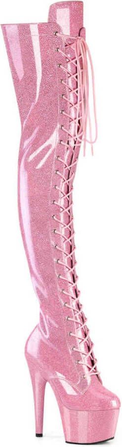 Pleaser ADORE-3020GP Plateau Laarzen 36 Shoes Roze