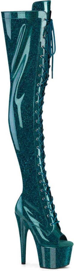 Pleaser ADORE-3021GP Plateau Laarzen 36 Shoes Blauw