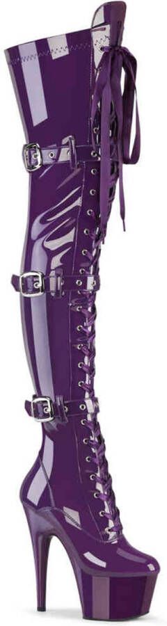 Pleaser ADORE-3028 Plateau overknee Laarzen 36 Shoes Paars