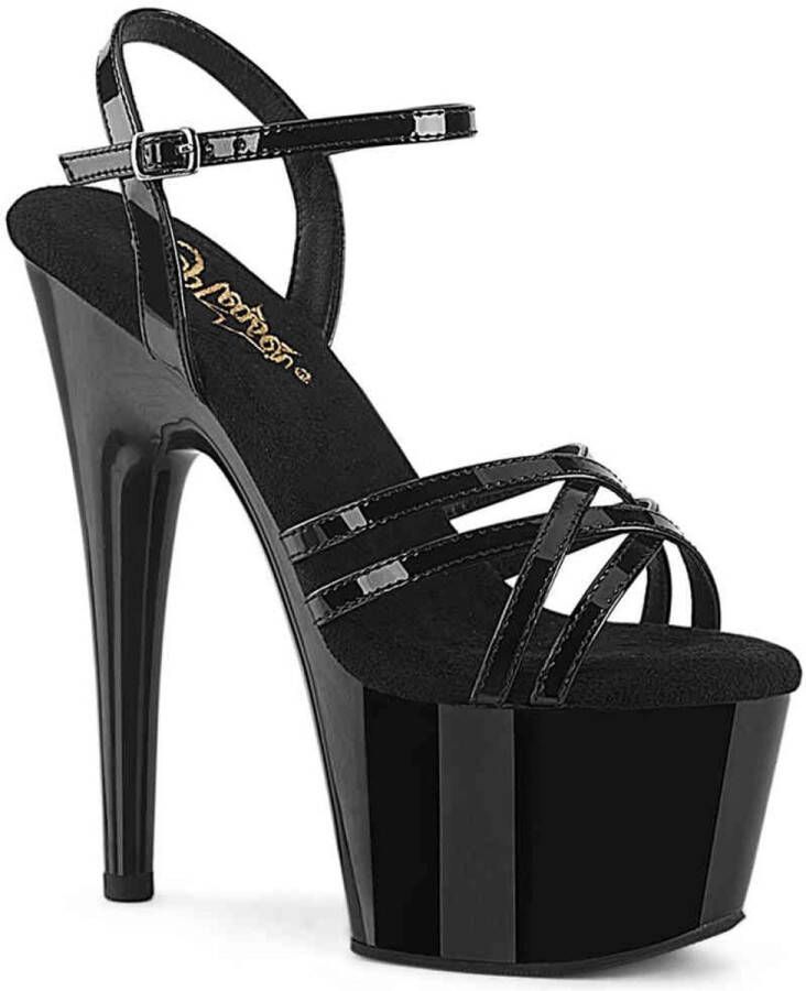 Pleaser ADORE-717 Sandaal met enkelband 38 Shoes Zwart