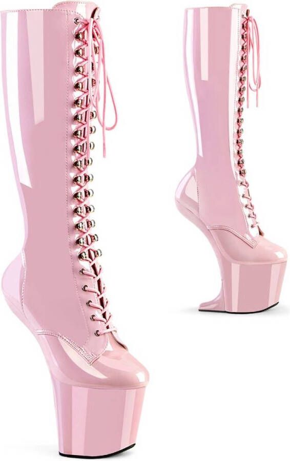 pleaser CRAZE-2023 Plateau Overknee Laarzen 39 Shoes Roze