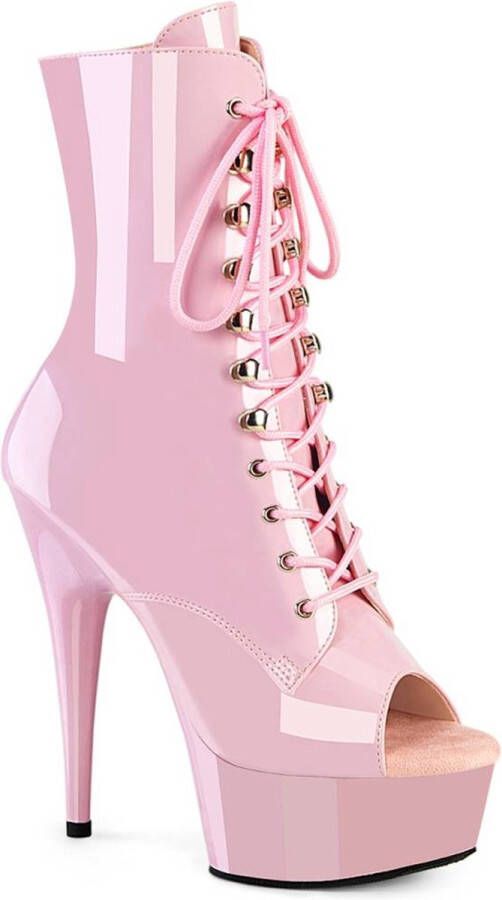 Pleaser DELIGHT-1021 Plateau Laarzen 35 Shoes Roze