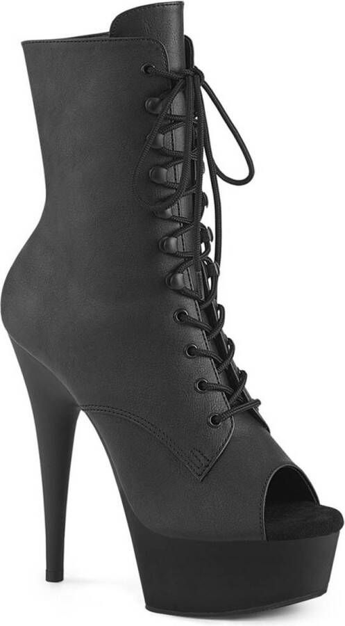 Pleaser DELIGHT-1021 Plateau Laarzen 38 Shoes Zwart