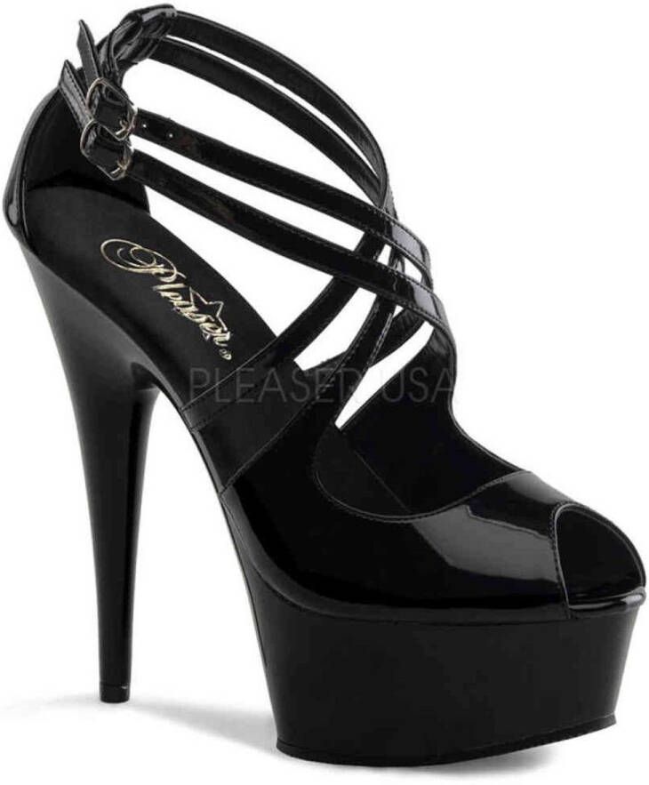 Pleaser = | DELIGHT 612 | 6 Heel 1 3 4 PF Ankle Strap Sandal