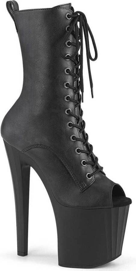 Pleaser ENCHANT-1041 Plateau Laarzen Paaldans schoenen 35 Shoes Zwart