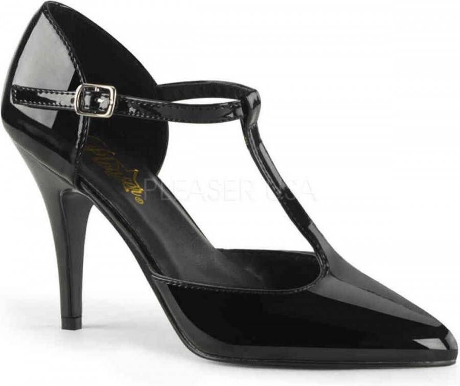 Pleaser EU 41 5 = US 11 | VANITY 415 | 4 T Strap D'Orsay Style Pump