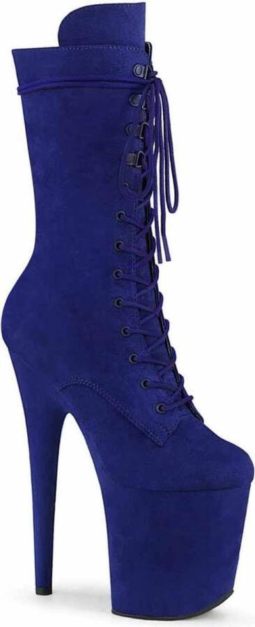 Pleaser FLAMINGO-1050FS Plateau Laarzen Paaldans schoenen Paaldans schoenen 41 Shoes Blauw