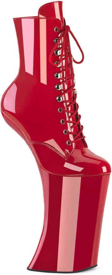 Pleaser FORBIDDEN-1020 Plateau Laarzen Paaldans schoenen 37 Shoes Rood