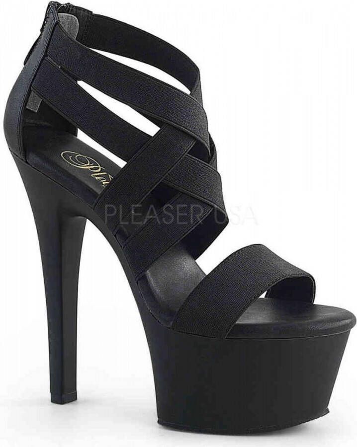 Pleaser Hoge hakken 41 Shoes ASPIRE 669 Zwart