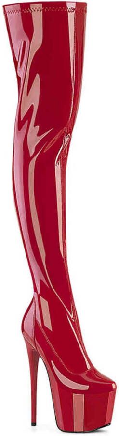 Pleaser JUBILANT-3000 Plateau overknee Laarzen 35 Shoes Rood