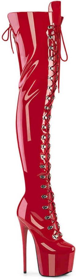 Pleaser JUBILANT-4012 Plateau overknee Laarzen 39 Shoes Rood