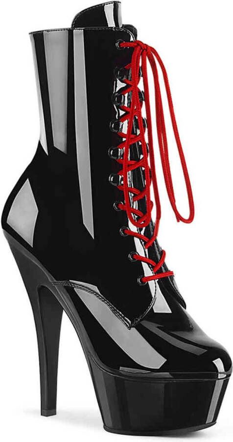 Pleaser KISS-1020-1 Plateau Laarzen 36 Shoes Zwart