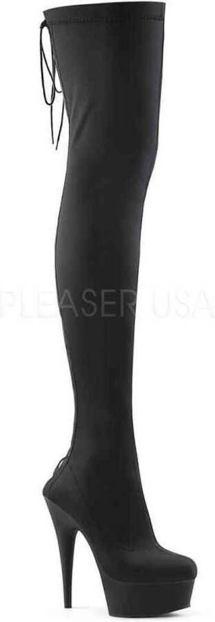 Pleaser Overknee Laarzen 36 Shoes DELIGHT 3003 Zwart