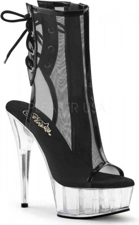 Pleaser Plateau Laarzen 36 Shoes DELIGHT 1018MSH Zwart