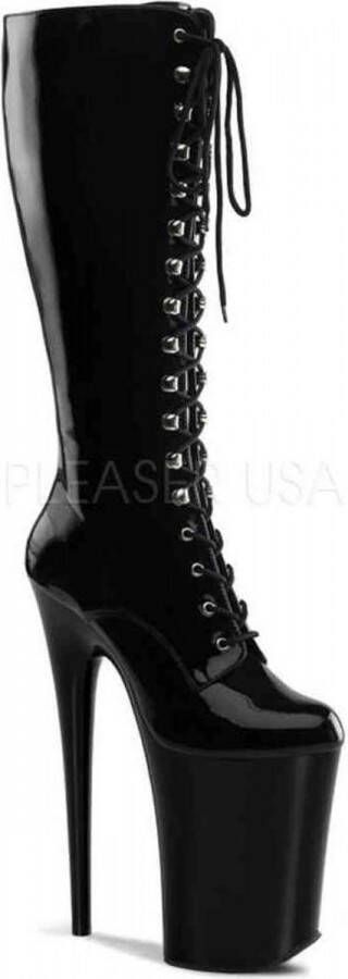 Pleaser Plateau Laarzen 37 Shoes INFINITY 2020 Paaldans schoenen Zwart