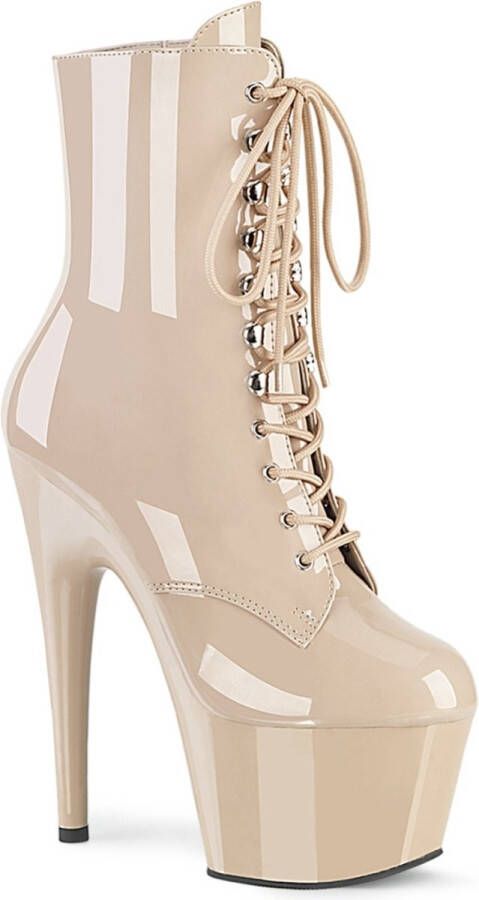 pleaser Plateau Laarzen 45 Shoes ADORE 1020 Beige