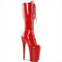 Pleaser INFINITY-2020 Plateau Laarzen Paaldans schoenen 35 Shoes Rood - Thumbnail 1