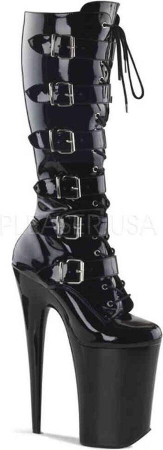 Pleaser INFINITY-2049 Plateau Laarzen Paaldans schoenen 37 Shoes Zwart