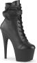 Pleaser Plateau Laarzen Paaldans schoenen 37 Shoes ADORE 1020POUCH Zwart - Thumbnail 3