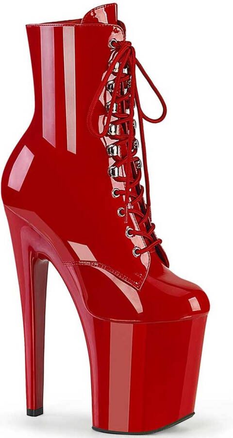 Pleaser Plateau Laarzen Paaldans schoenen 36 Shoes XTREME 1020 Rood