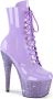 Pleaser Plateau Laarzen Paaldans schoenen 39 Shoes BEJEWELED 1020 7 Paars - Thumbnail 2