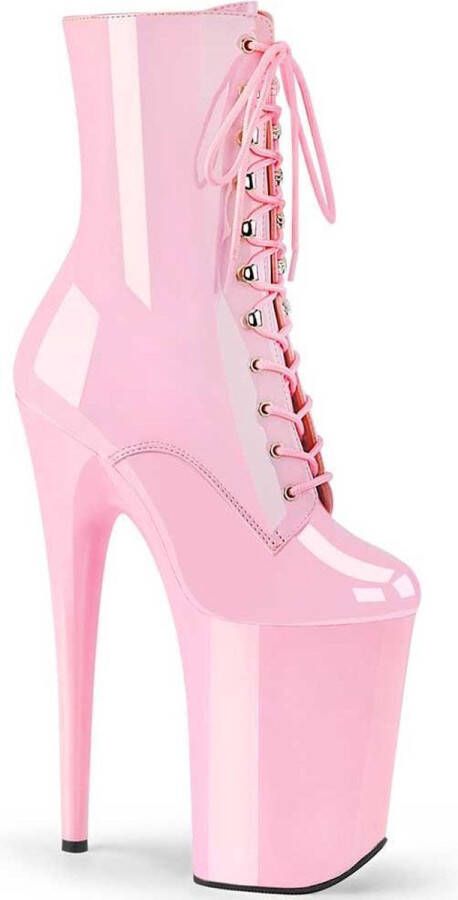 Pleaser Plateau Laarzen Paaldans schoenen 38 Shoes INFINITY 1020 Paaldans schoenen Roze