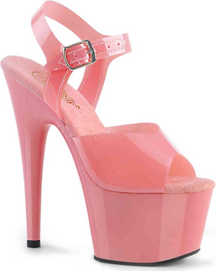 Pleaser Sandaal met enkelband 38 Shoes ADORE 708N Roze