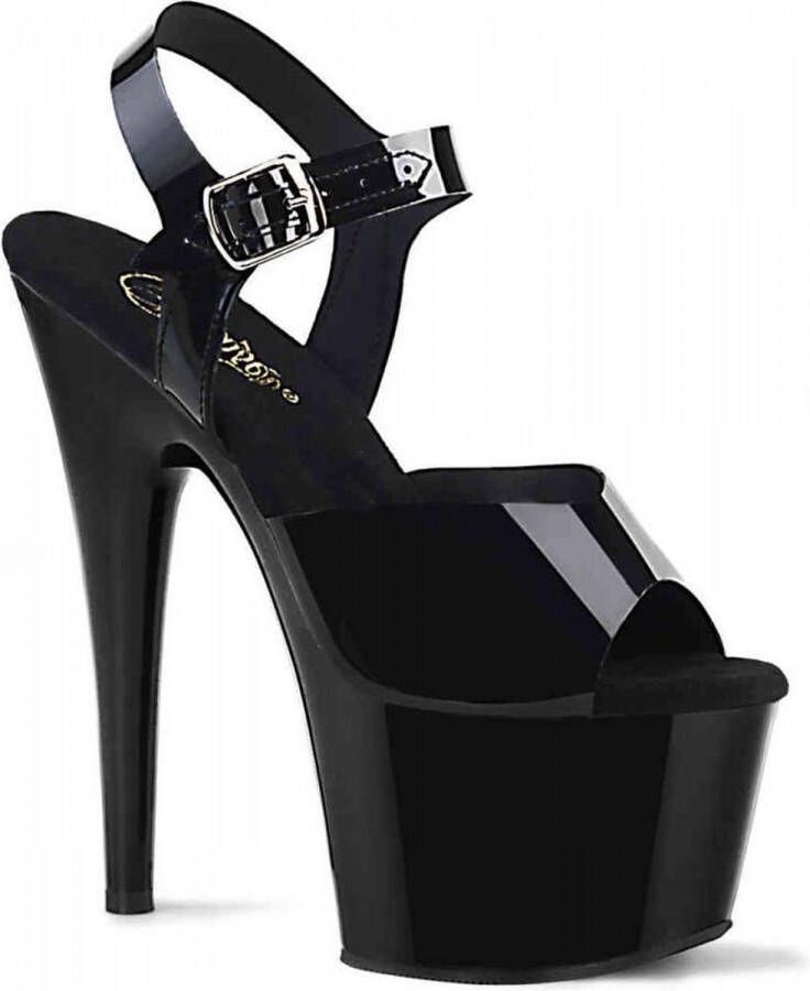 Pleaser Sandaal met enkelband 41 Shoes ADORE 708N Zwart