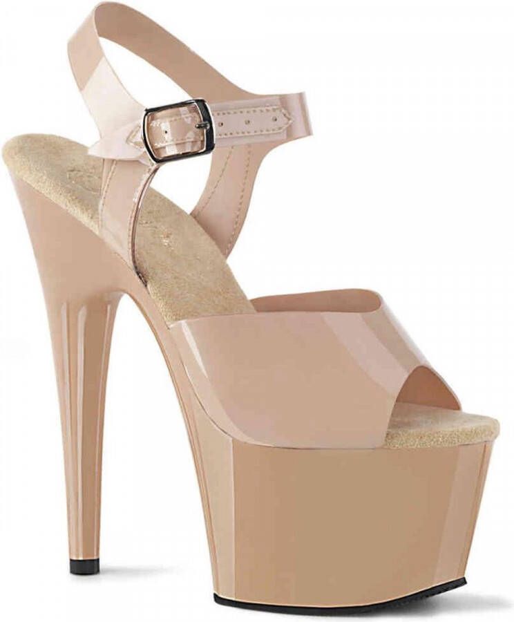 pleaser Sandaal met enkelband 42 Shoes ADORE 708N Creme