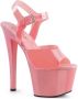 Pleaser Sandaal met enkelband Paaldans schoenen 35 Shoes SKY 308GF Paaldans schoenen Zwart Transparant - Thumbnail 1