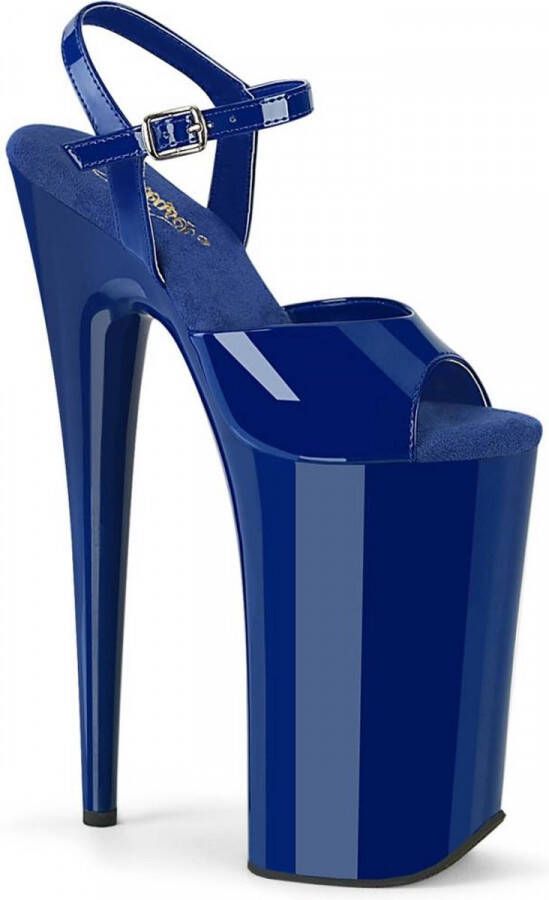 Pleaser Sandaal met enkelband Paaldans schoenen 37 Shoes BEYOND 009 Blauw
