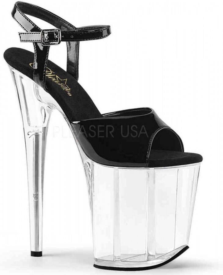 Pleaser Sandaal met enkelband Paaldans schoenen 37 Shoes FLAMINGO 809 Paaldans schoenen Zwart